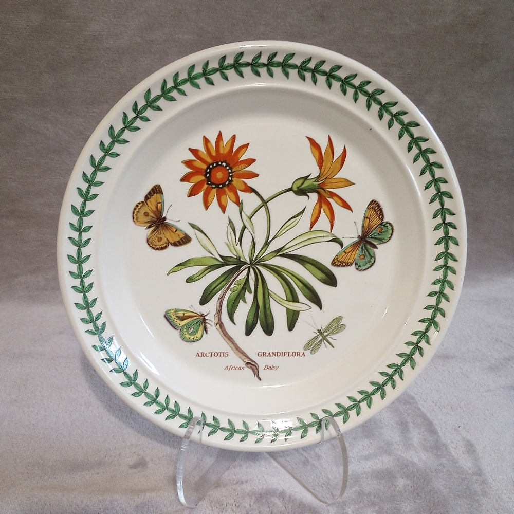 Vintage Portmeirion Botanic Garden African Daisy Dinner Plate
